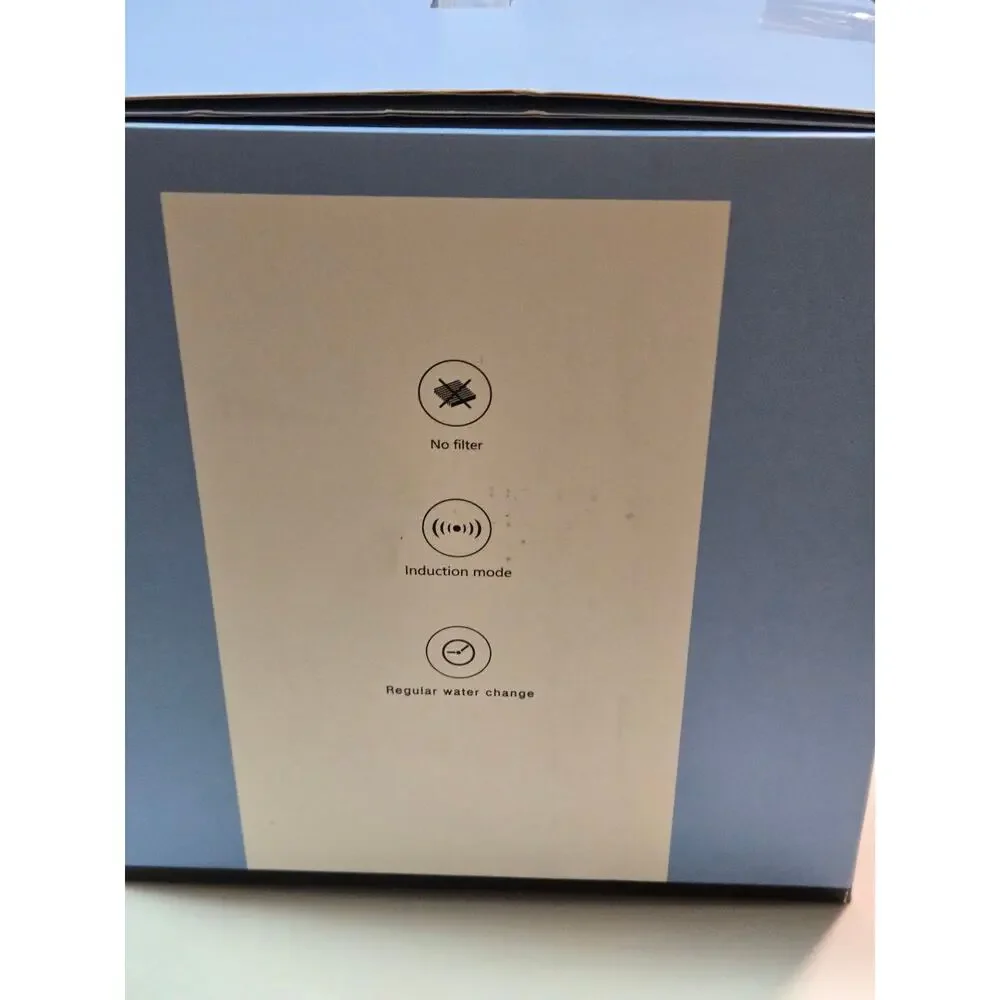 HAPAW 3L Automatic Cat Dog Water Fountain Stainless Steel Pet Fountain New white